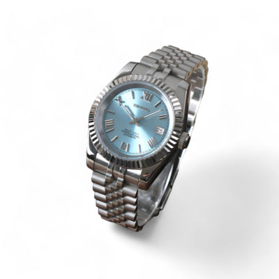 Seikojust Baby Blue Roman Dial