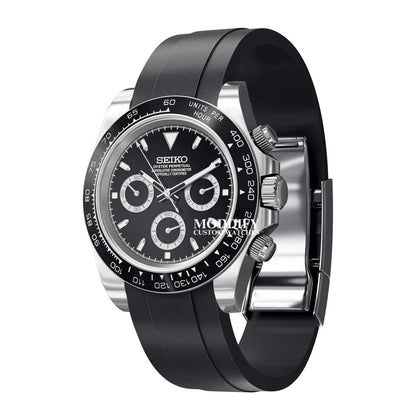 Seitona Black Dial Rubber