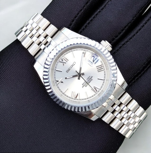 Seikojust White Roman Dial