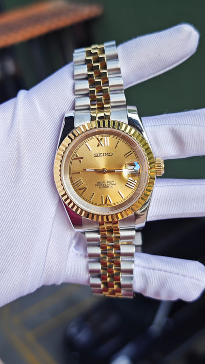 Seikojust Twotone Gold Dial