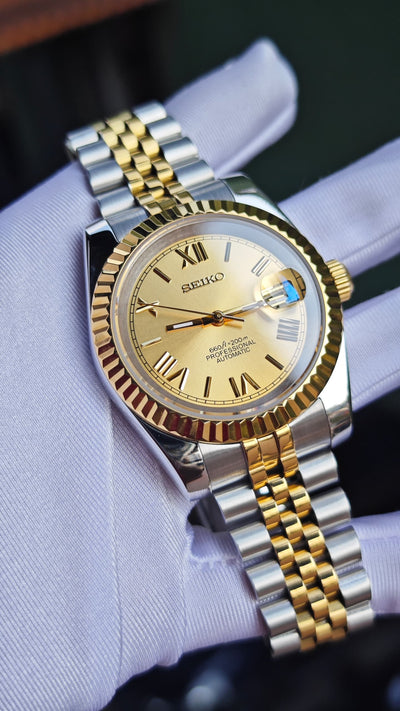 Seikojust Twotone Gold Dial