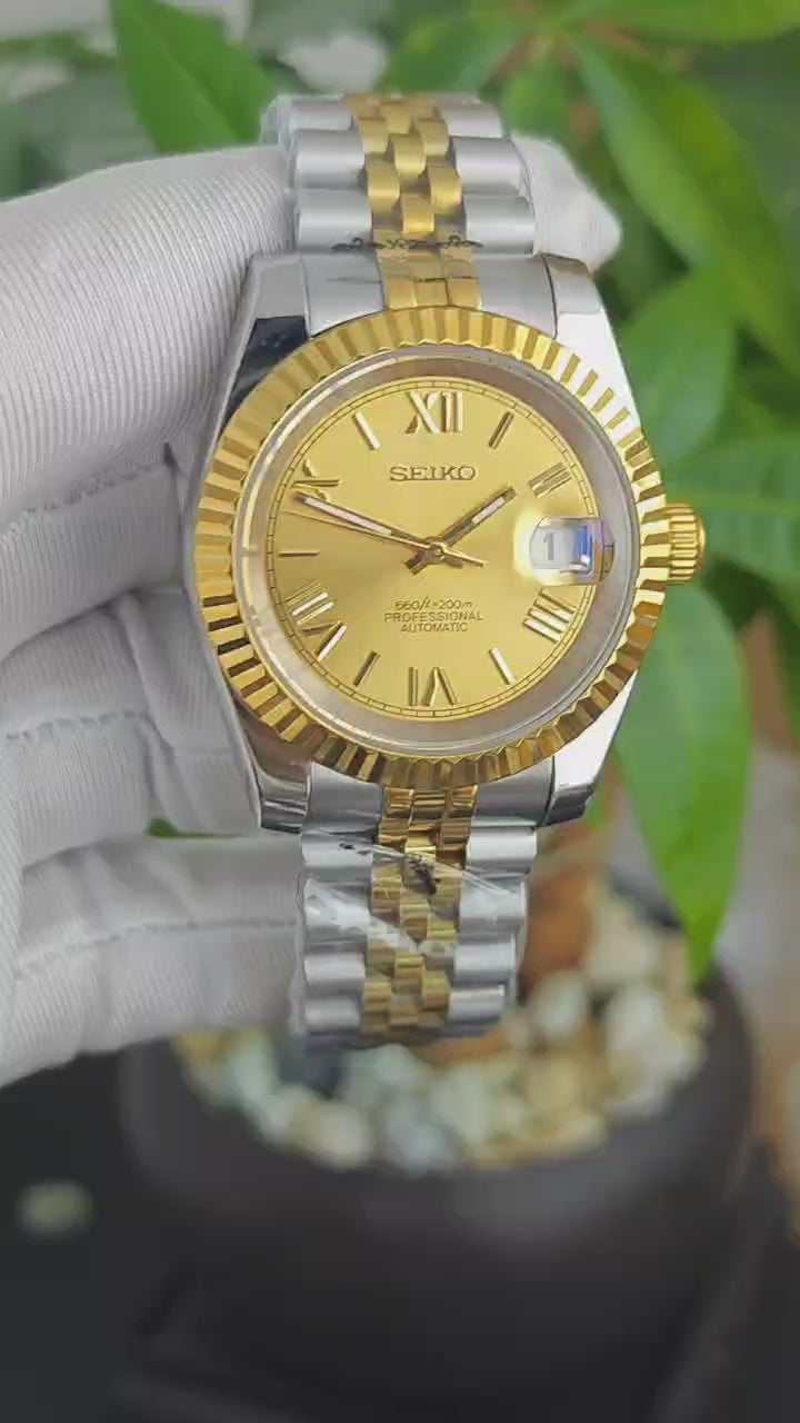 Seikojust Twotone Gold Dial