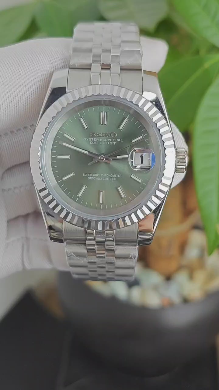 Seikojust Olive Dial